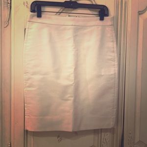 J. Crew Classic Cream Pencil Skirt - size 4P